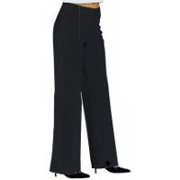 Pantalone donna trendy stretch nero tg.56-Isacco