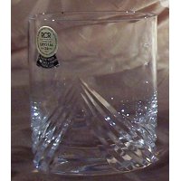 Bicchiere acqua di cristallo24% tagliato a mano cl.26nymphaea